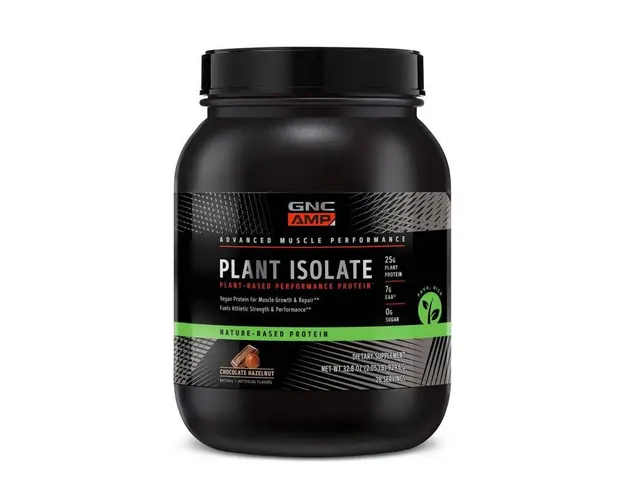 Amp Plant Isolate Proteina Vegana Cu Aroma De Ciocolata Si Alune,