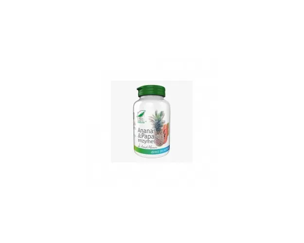 Ananas si papaya enzymes, 60cpr - MEDICA