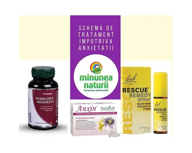 Anxietate, Schema tratament natural cu efect anxiolitic