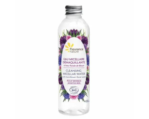 Apa micelara cu apa florala de albastrele, 400ml - Fleurance Nature