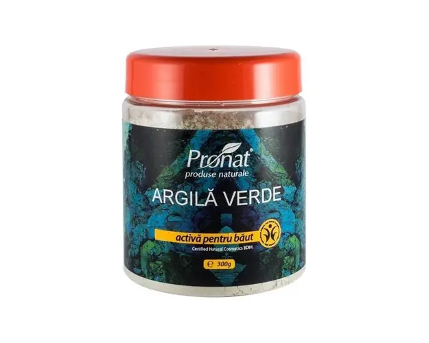 Argila verde activa ventilata pentru baut, 300g - Argital