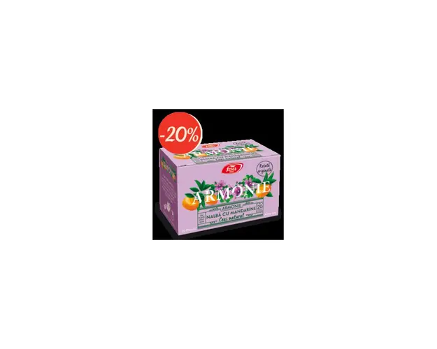 Armonie, ceai cu nalba si mandarine, 20plicuri - Fares