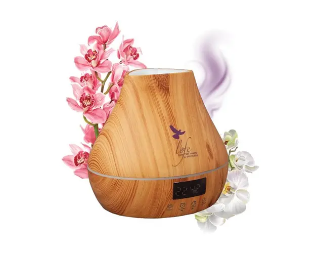 Aromatizor digital cu ultrasunete pentru uleiuri esentiale, 400 ml,