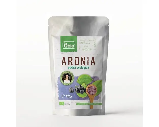 Aronia pudra bio, 125 g, Obio