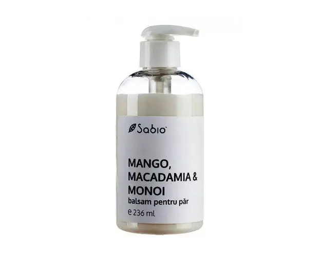 Balsam pt par cu Mango, Macadamia si Monoi  236ml - Sabio