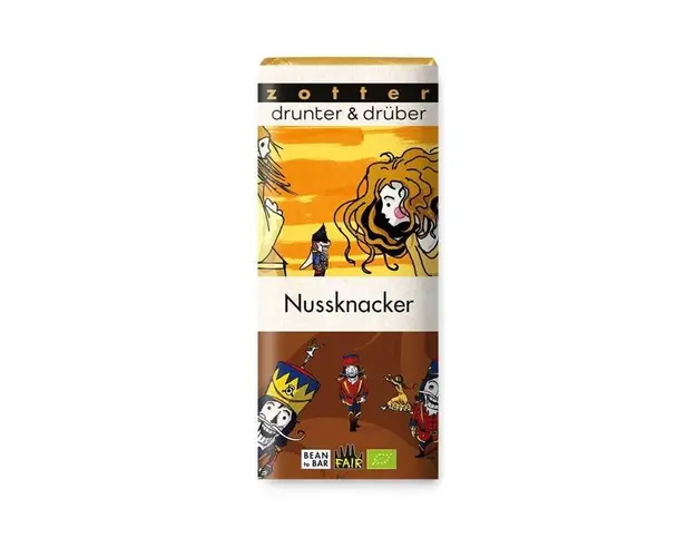 Baton de caramel cu unt de cacao si nuga de arahide, Nussknacker,