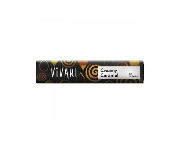 Baton de ciocolata cu caramel cremos, eco-bio, 40g - Vivani
