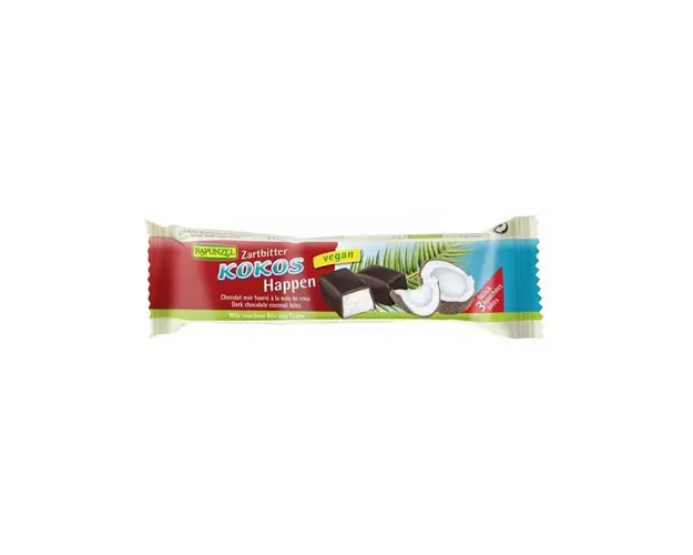 Baton de cocos cu glazura amaruie, eco-bio, 50g - Rapunzel