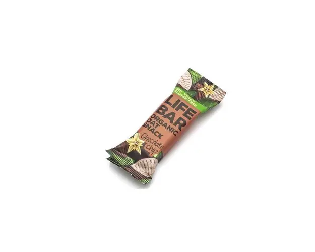 Baton de ovaz cu ciocolata fara gluten, eco-bio 40g, Lifebar