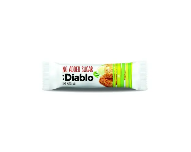 Baton musli cu lime, fara adaos de zahar, 30g - Diablo