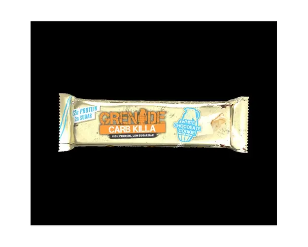 Baton Proteic Cu Aroma De Biscuit Si Ciocolata Alba, 60g - Grenade