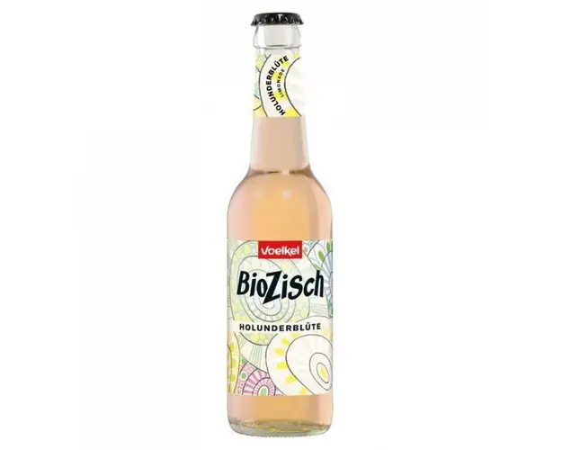 Bautura carbogazoasa din flori de soc - eco-bio 330ml - Voelkel