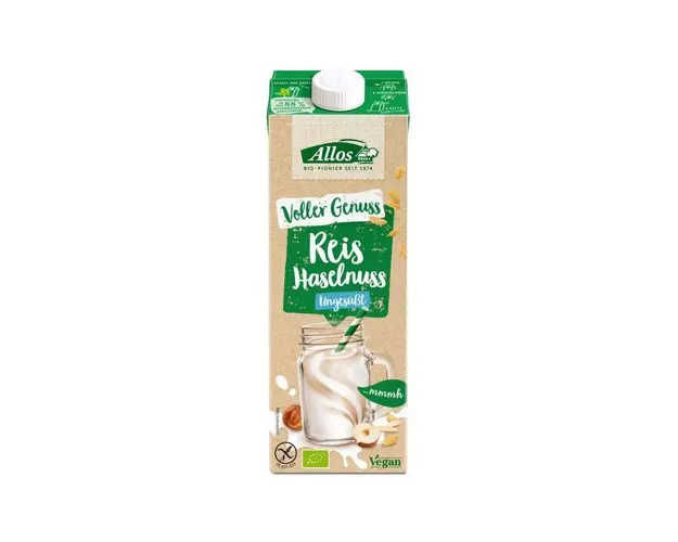 Bautura cu orez si alune, eco-bio, 1l - Allos