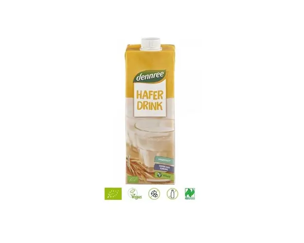 Bautura de ovaz integral Fara Lactoza Eco-Bio 1L - Dennree