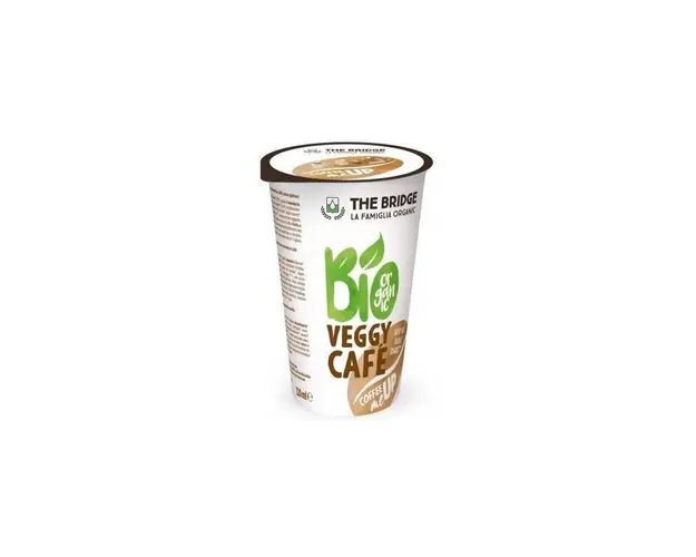 Veggie Caffe - cafea cu lapte vegetal de migdale, eco-bio, 220ml -