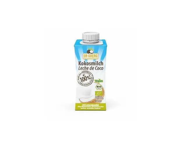 Bautura vegetala - tip lapte - de cocos, eco-bio, 200ml Dr. Goerg