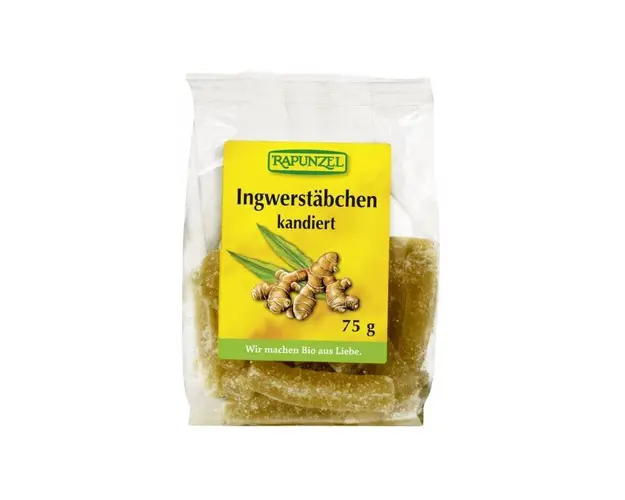 Betigase zaharate de ghimbir, eco-bio, 75g - Rapunzel