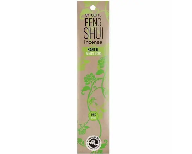 Betisoare parfumate Feng Shui, santal, element Lemn, 20 bucati,