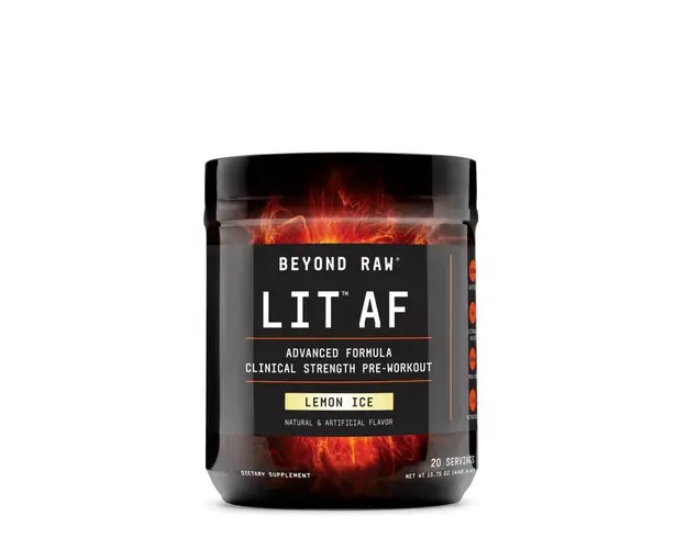 Beyond Raw® LIT AF™, Formula Pre-Workout, Aroma de Lamaie, 446.4g - G