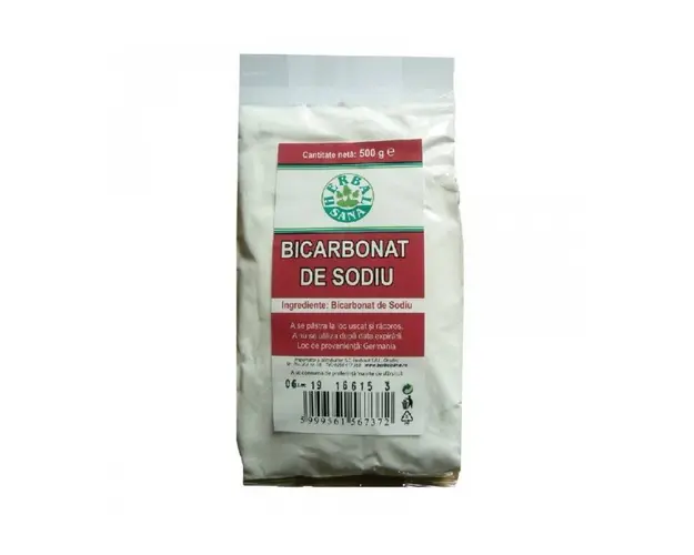 Bicarbonat De Sodiu, 500 g, HERBAVIT