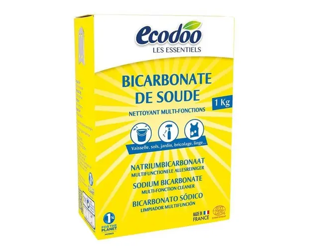 Bicarbonat de sodiu pentru menaj, 1kg - Ecodoo