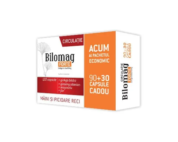 BILOMAG FORTE CIRCULATIE 90 + 30cps GRATIS, Zdrovit