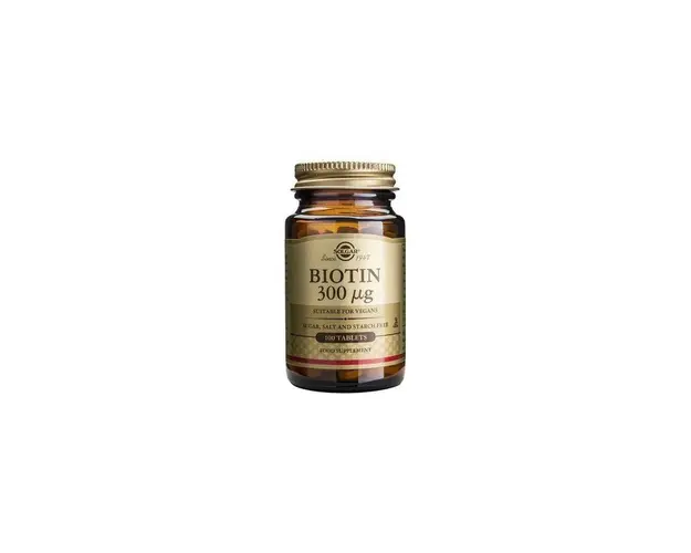 BIOTIN (Vitamina B7) 300mcg - 100tb - Solgar