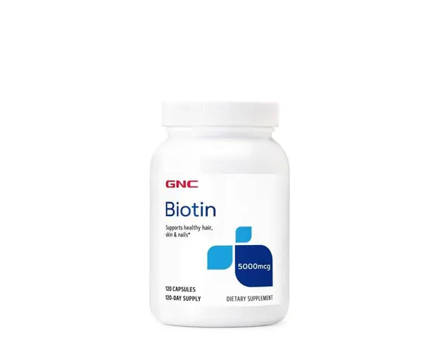 Biotina, 5000 Mcg, 120 Capsule - GNC