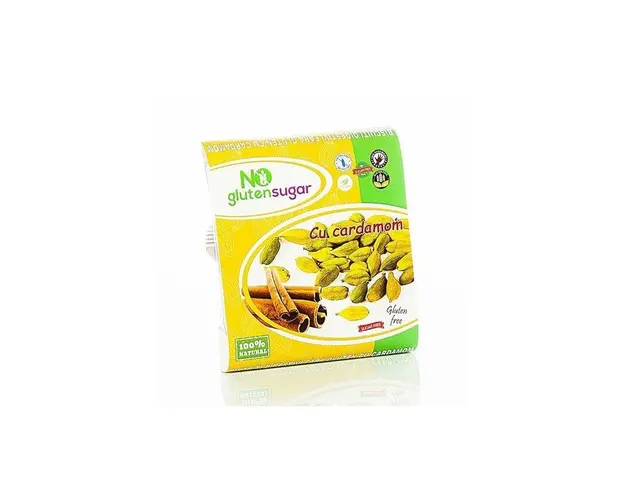 BISCUITI CARDAMOM SI SCORTISOARA, FARA GLUTEN SI FARA ZAHAR 100g  N
