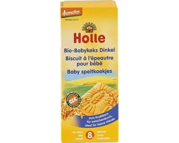 Biscuiti cu spelta pentru copii, +8 luni, eco-bio , 150g - Holle