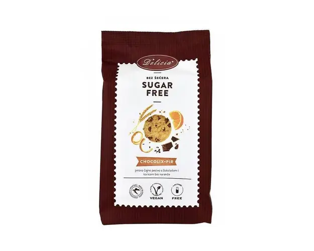 Biscuiti din faina spelta, cu ciocolata neagra si portocala, fara