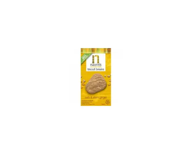 Biscuiti din ovaz cu ghimbir, fara gluten, 160g - Nairn&apos;S