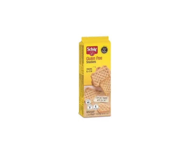 Biscuiti sarati, Snackers, fara gluten, 115g - Dr. Schar