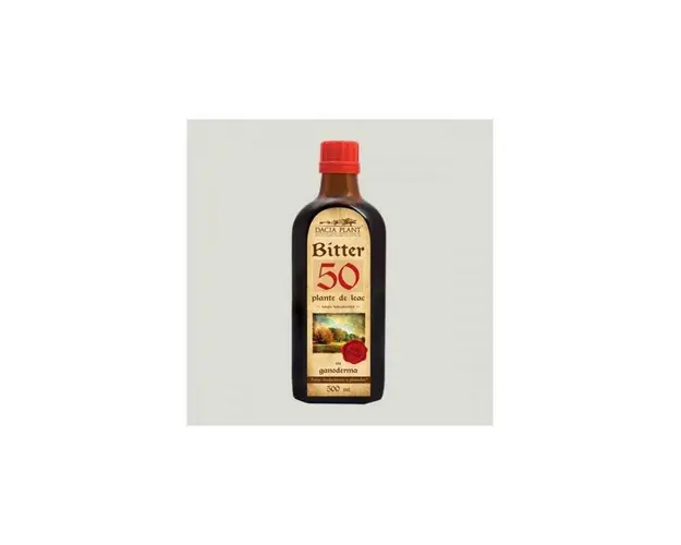 Bitter 50 Plante cu Ganoderma 500ml - Dacia Plant