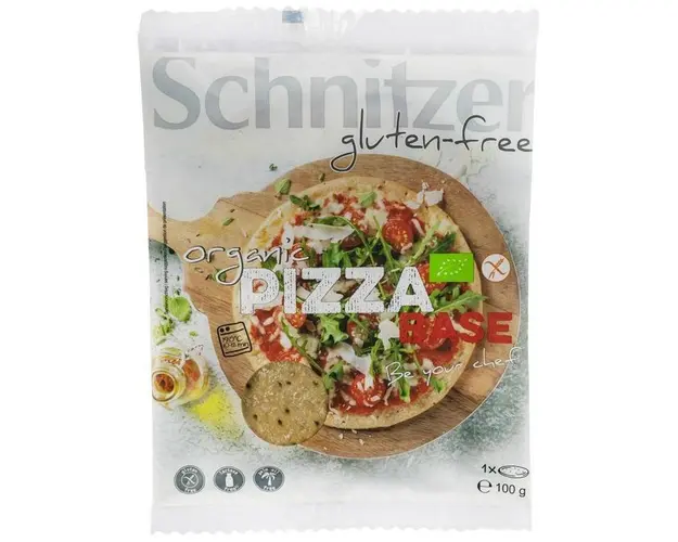 Blat de pizza, eco-bio, fara gluten, 100g - Schnitzer