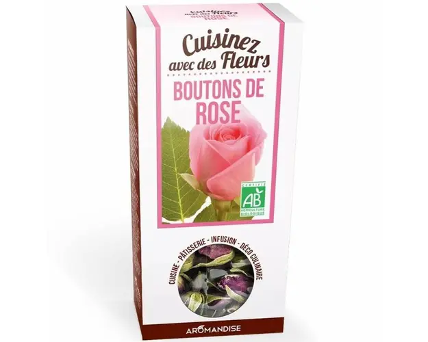 Boboci de trandafir uz culinar, eco-bio, 30g - Aromandise
