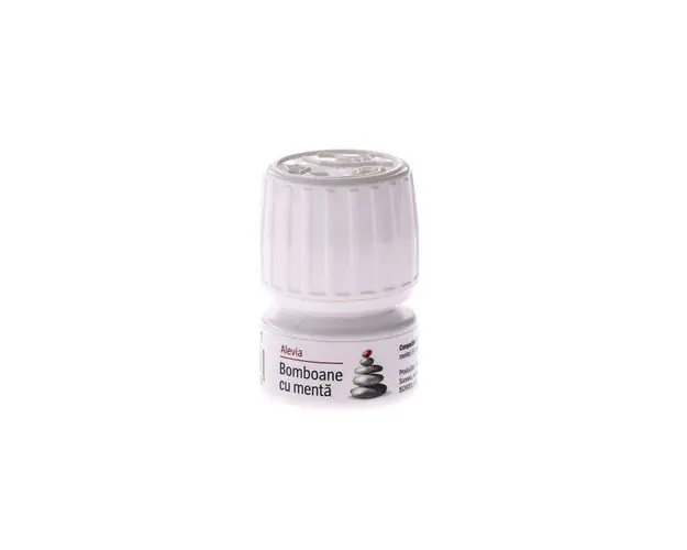 Bomboane cu menta 60cpr, Alevia