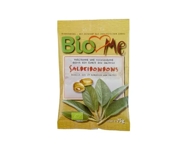 Bomboane cu salvie, eco-bio, 75g - BIO Loves Me