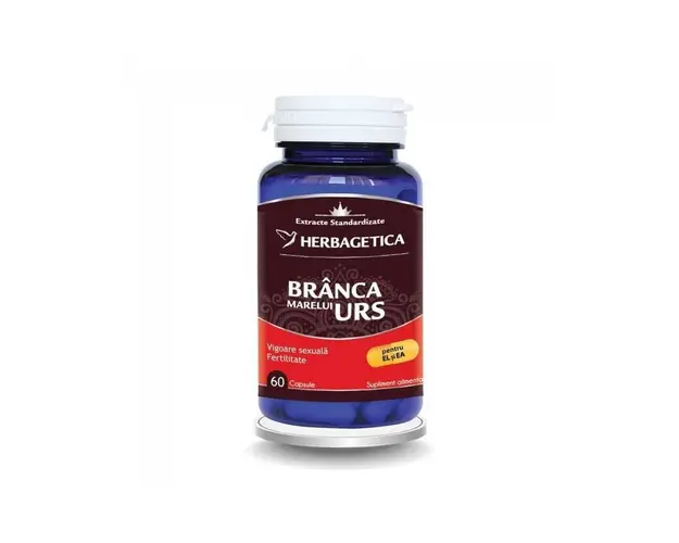 Branca Marelui Urs 60cps - Herbagetica