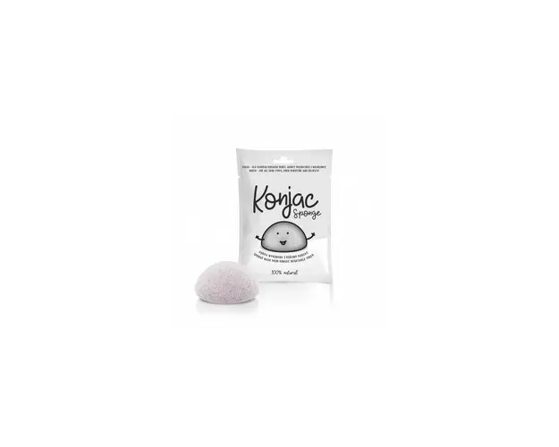 Burete Konjac pentru orice tip de ten 50g, DIET FOOD