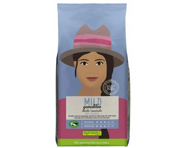 Cafea Gusto Arabica delicata macinata, eco-bio, 250 g, Rapunzel