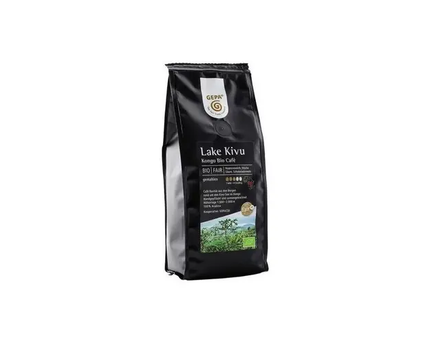Cafea macinata Lake Kivu (Congo), eco-bio, 250 g, Fairtrade - Gepa