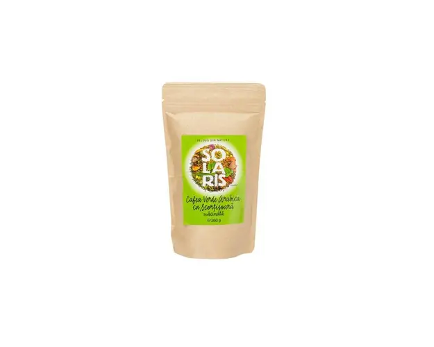 Cafea Verde Arabica cu Scortisoara, 250g - Solaris