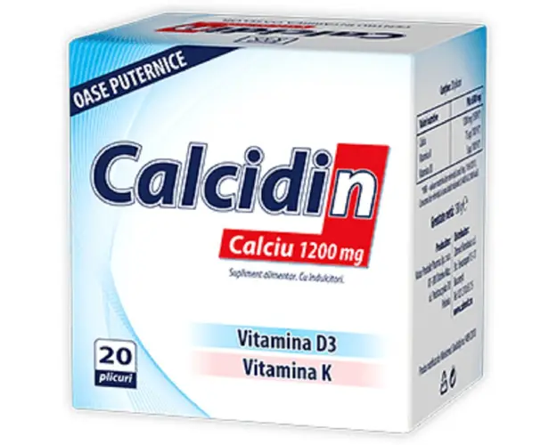 Calcidin 1200mg, 20pliculete - Zdrovit