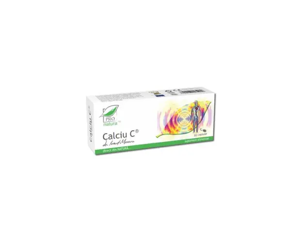 Calciu C, 30 capsule, Medica - Pro Natura