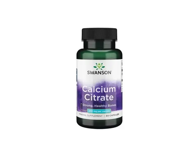 Calcium Citrate 200 mg, 60 Capsule - Swanson