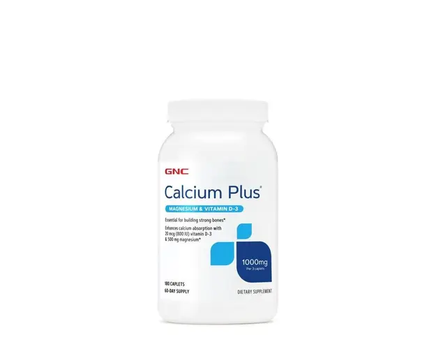 Calcium plus magnesium vitamin d-3 1000mg, calciu cu magneziu si