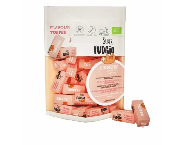 Caramele vegane cu aroma clasica de caramel - toffee, eco-bio, 150g,