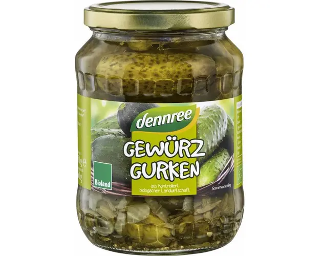 Castraveti murati, eco-bio, 670g - Dennree
