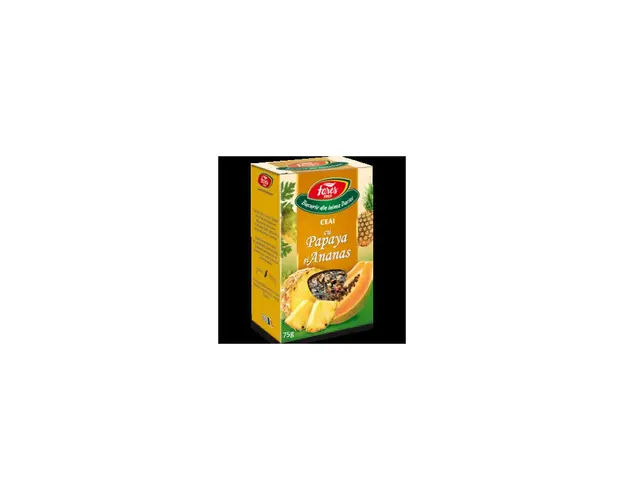 Ceai cu Papaya si Ananas, 75g - Fares